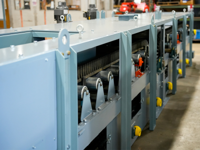 Model 450 feeder with shared discharge